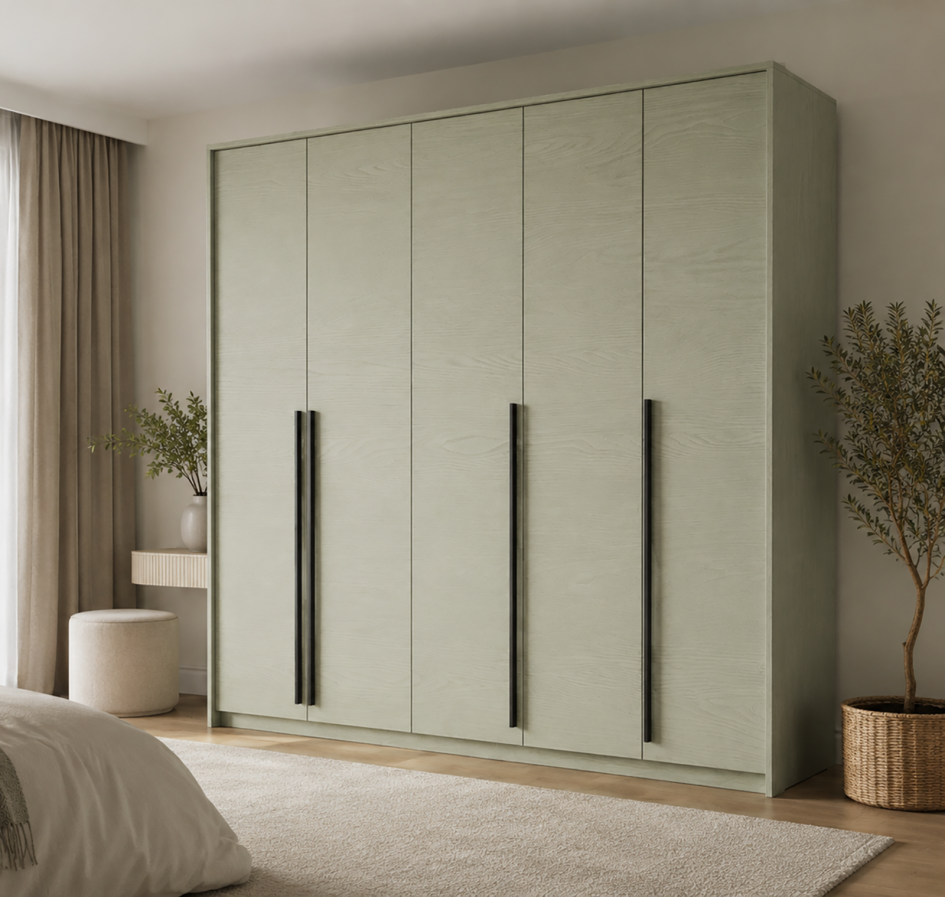 Szafa uchylna Genua D-Lux 255 do garderoby  eucalyptus #1