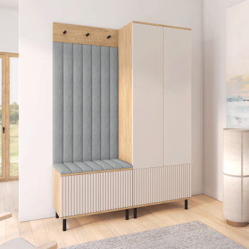 Garderoba Zora 1 elegancka garderoba wysokie nóżki Cashmere Trinity 14