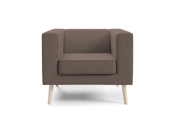 Sofa Kimi 1 gładka minimalistyczna sofa z głębokim siedziskiem Velutto 29