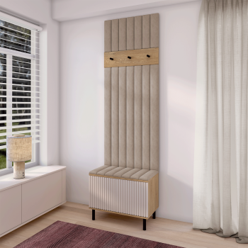 Garderoba Zora 6 designerska garderoba nowoczesna Dąb Cremona Cashmere Trinity 03