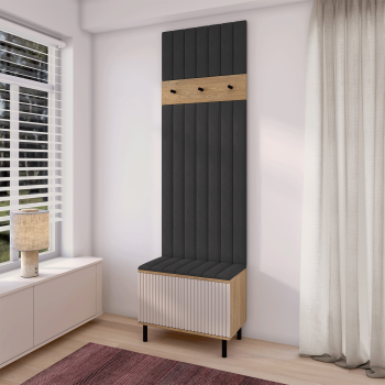 Garderoba Zora 6 designerska garderoba nowoczesna Dąb Cremona Cashmere Trinity 16