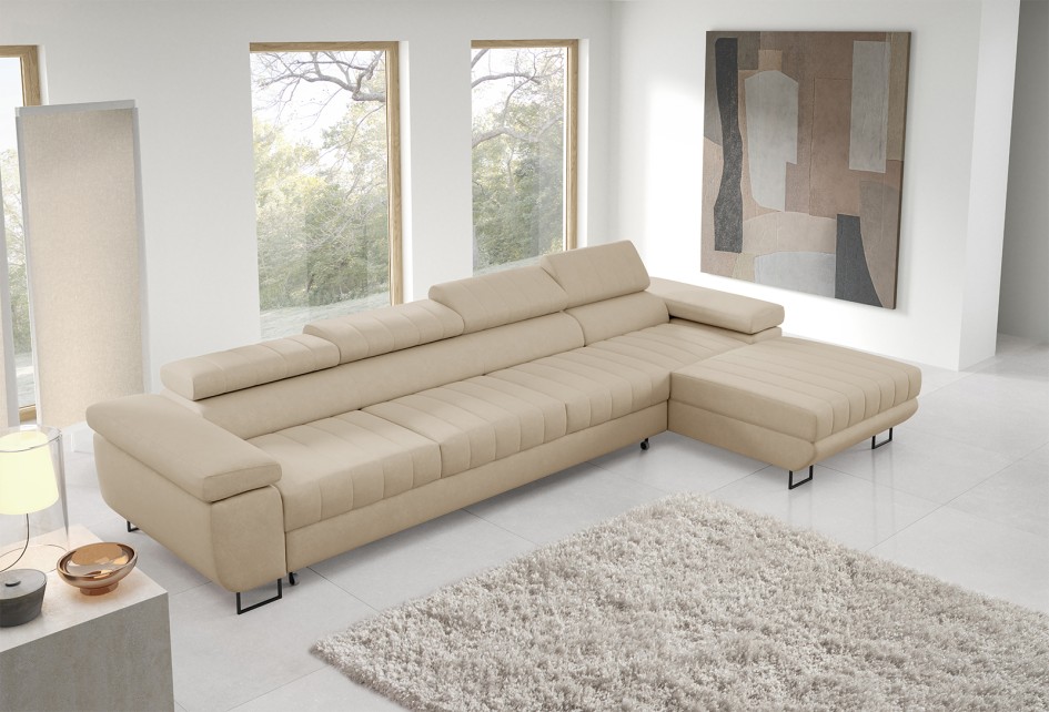 Narożnik Benet Mini XL nowoczesny narożnik rozkładany Kronos 35 #1