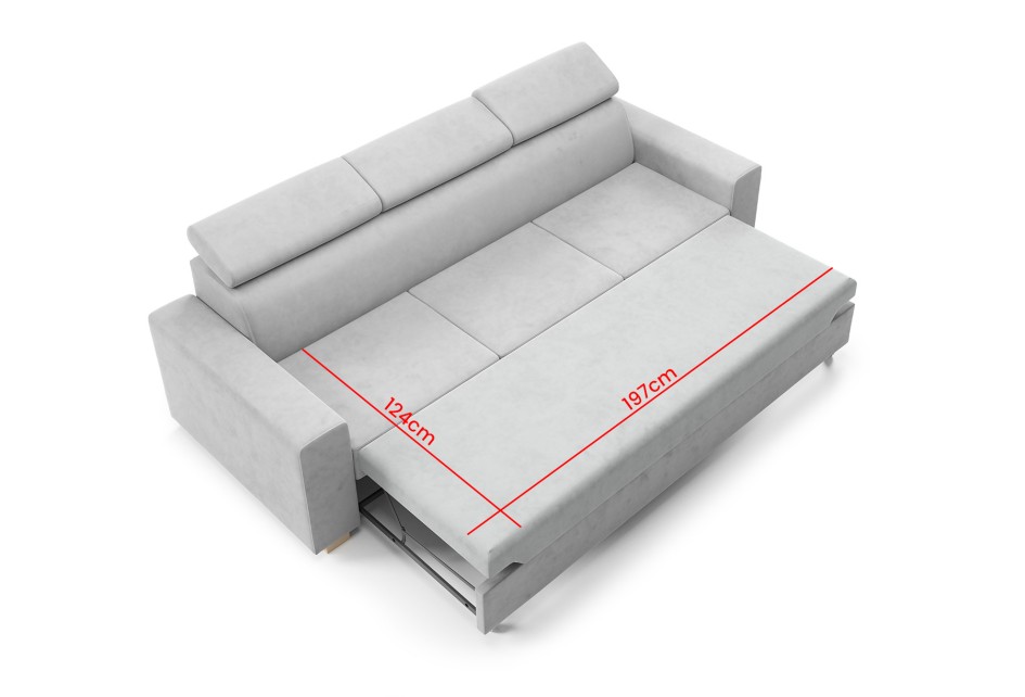 Kanapa Nela III sofa z funkcją relaks i regulowanymi zagłówkami Wind 75 #5