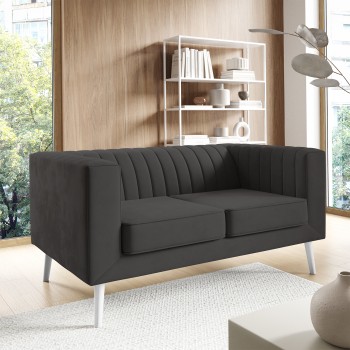 Sofa Angelika 2 premium z eleganckim przeszyciem Velutto 19