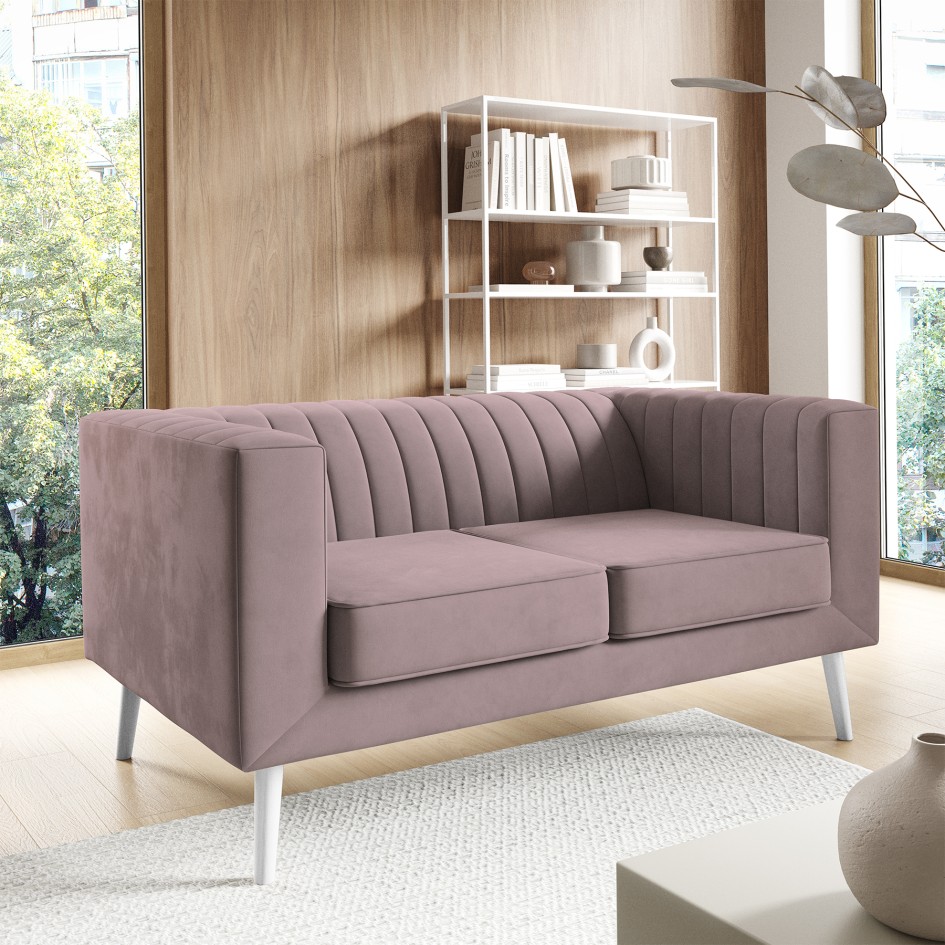 Sofa Angelika 2  nowoczesna do salonu w tkaninie Velutto 14 #2