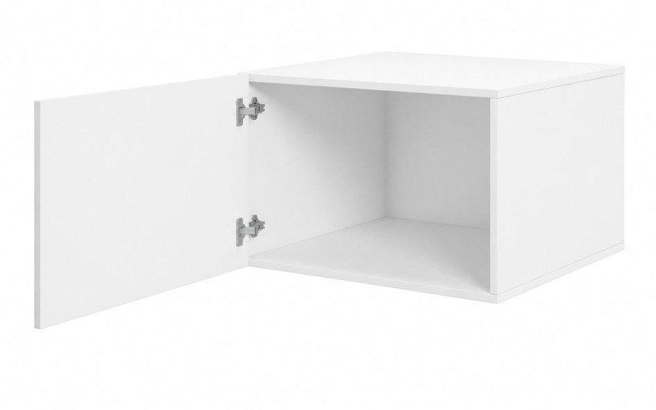 Nadstawka Aza 67 cm na szafę do łazienki jednodrzwiowa Biała #3