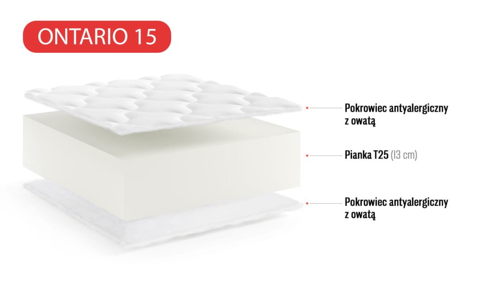 Łóżko Alpi II na Antresoli drewniane 90x200 w kolorze białym #5