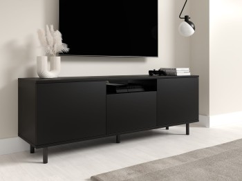 Zestaw komód Masimo Komoda 3D 150 cm oraz Szafka RTV pod telewizor 180 cm nóżki słupki
