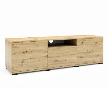 Zestaw Masimo Komoda Rtv 150 cm i Komoda 4D do salonu dąb artisan