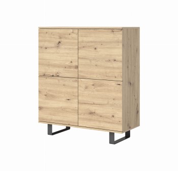 Zestaw mebli do salonu Masimo Komoda RTV pod telewizor 180 cm i Komoda 4D nóżki ramki