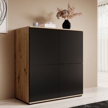Zestaw mebli Masimo Komoda RTV 180 cm i Komoda 4D 100 cm niskie nóżki