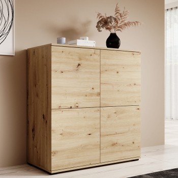 Zestaw mebli do pokoju Masimo Komoda RTV 200 cm i Komoda 4D 100 cm niskie nóżki