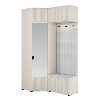 Garderoba Ritmo 13 elegancka garderoba z lustrem do nowoczesnego przedpokoju Trinity 32