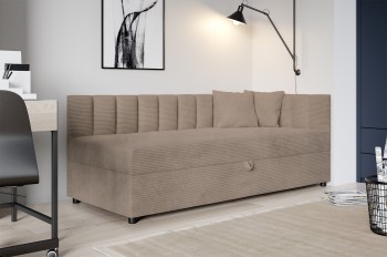 Tapczan Vito 1 jednoosobowy 80x200 cm do spania z pojemnikiem Poso 02