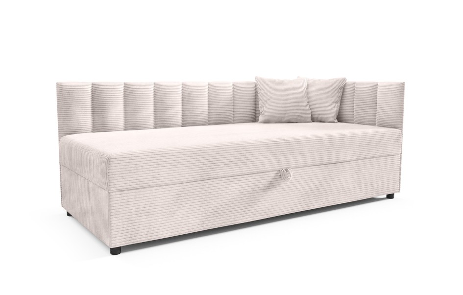 Tapczan Vito 1 90x200 cm młodzieżowy z oparciem i dwiema poduszkami Poso 100 #2