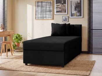 Tapczan Vito 3 90x200 cm do małego pokoju z tapicerowanym oparciem Kronos 07