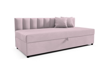 Tapczan Vito 2 90x200 cm tapicerowany z funkcjonalnym schowkiem Kronos 27