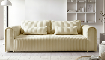 Kanapa Rumba nowoczesna sofa rozkładana z funkcją spania i pojemnikiem Tilia 03