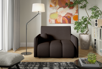 Amerykanka Kalia II sofa rozkładana z miękkim siedziskiem i ozdobną poduszką Quelle 26