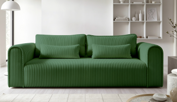 Kanapa Rumba elegancka kanapa tapicerowana w sztruksie z pojemnikiem Tilia 39