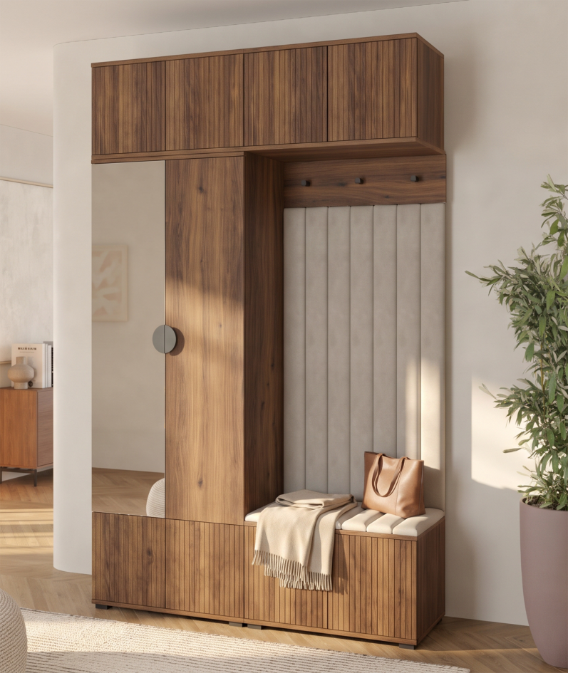 Garderoba orzech warmia wersja 2 trinity 01
